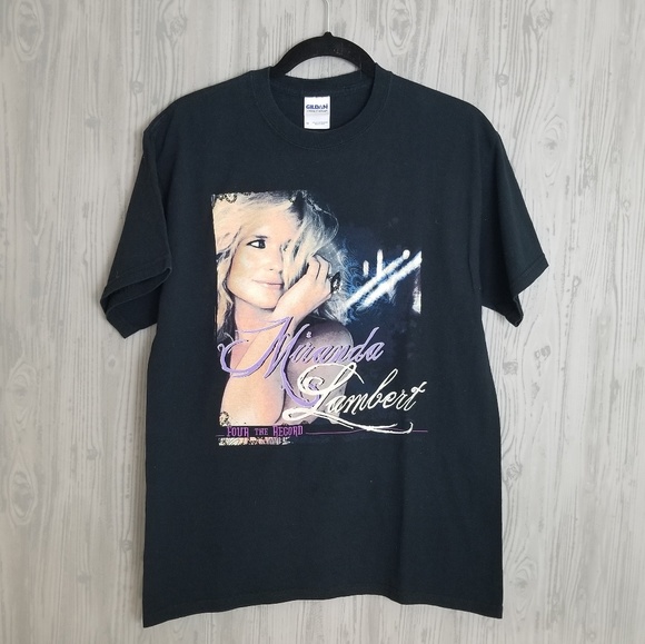 Gildan Tops - Miranda Lambert concert band tee M
